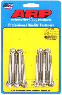 ARP Chevy LS 55mm UHL hex GM Perf intake manifold bolt kit