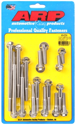 ARP Ford 289-302 SS hex iron WP and front cover bolt kit