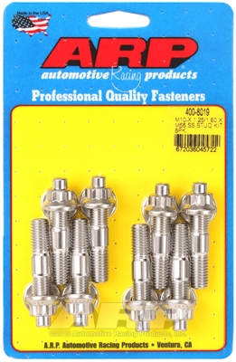 ARP M10 X 1.25/1.50 X 55mm broached stud kit 8pcs