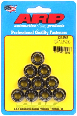ARP M10 x 1.50 12pt nut kit (10pcs)
