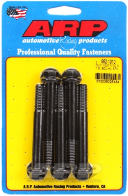 ARP M10 x 1.50 x 80 hex black oxide bolts (5pcs)