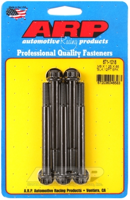 ARP M8 x 1.25 x 85 12pt black oxide bolts