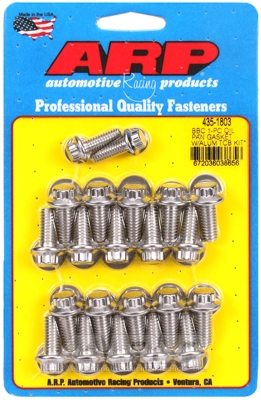 ARP Oil Pan Bolt Kit Chevy BB w/Alu Timing Cover 12PT