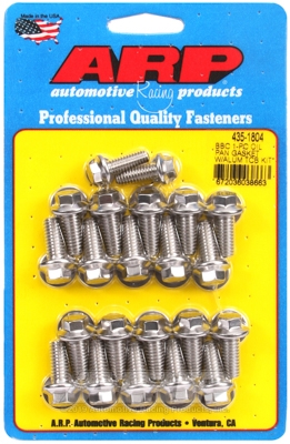 ARP Oil Pan Bolt Kit Chevy BB w/Alu Timing Cover Hex