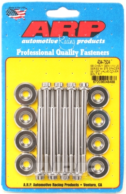 ARP SB Chevy GENIII/IV LS  w/.375 spcr SS 12pt vlve cvr bolt