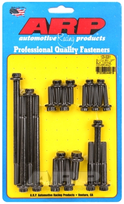 ARP Timing Cover And Waterpump Bolt Kit Buick 350 Black 12PT