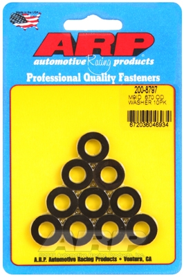 ARP Washer M9 ID 0.670 OD Black -10 Pack