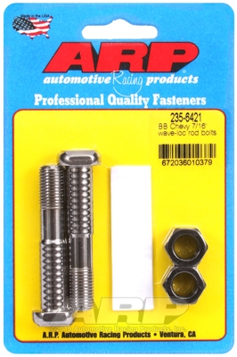 "BB Chevy 7/16"" wave-loc rod bolts"