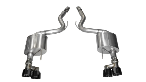 Corsa Axle-Back 3.0" Dual Rear Twin 4.0" Mustang 5.0 15-17