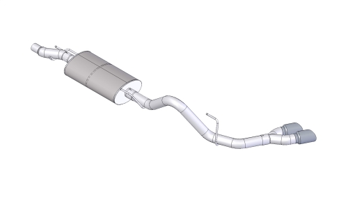 Corsa Cat-Back 3.0" Single Side Twin 4.0" F150 3.5 11-14