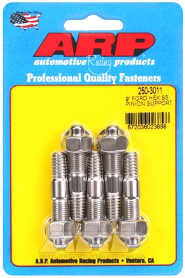 Ford 9"" SS hex pinion support stud kit"