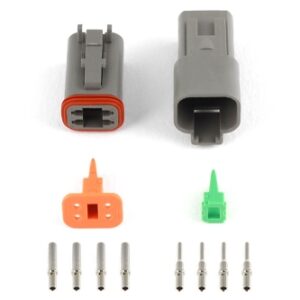 Haltech Plug & Pins Only Set DT-4 Conn (DT06-4S + DT04-4P) (
