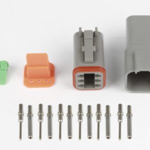 Haltech Plug & Pins Only Set DT-6 Conn (DT06-6S + DT04-6P) (