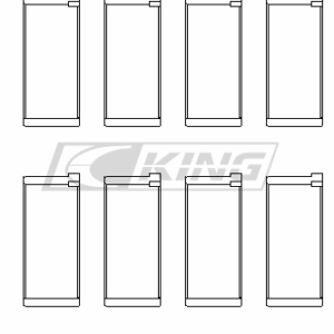 King Conrod Bearing Shell ALFA 105, 105.48 ,AR016 ,AR64103