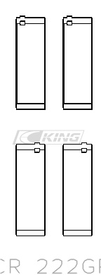 King Conrod Bearing Shell BMW N20/N26B20 N54/N55B30 (2 pairs