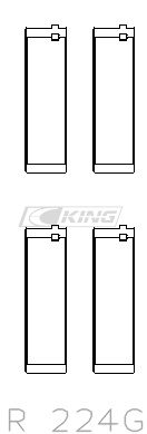 King Conrod Bearing Shell BMW S65/S85 (2 pairs)