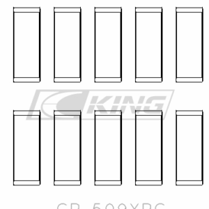 King Conrod Bearing Shell Ford/Volvo 2.5L 5-cyl