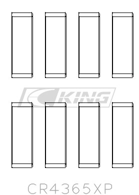 King Conrod Bearing Shell FORD ZETEC S/ECOBOOST1.6