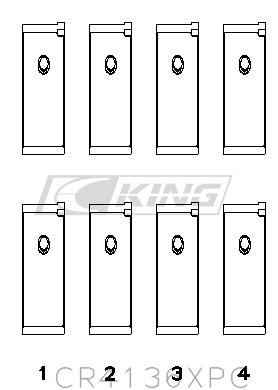 King Conrod Bearing Shell NISSAN SR20DE