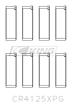 King Conrod Bearing Shell SUBARU EJ20/EJ22/EJ25