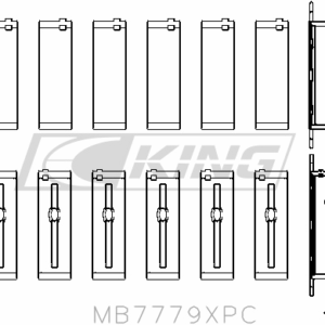 King Main Bearing Shell BMW/Toy B58