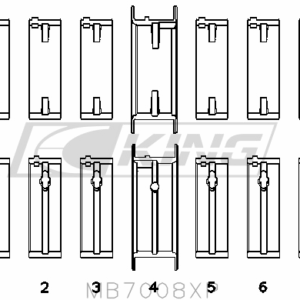 King Main Bearing Shell NISSAN RB25DET