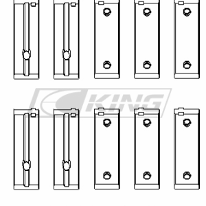 King Main Bearing Shell PEUGEOT TU3JP (05-), TU5JP