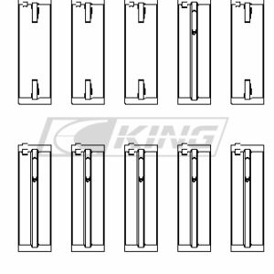 King Main Bearing Shell VAG ABL, ADY, AHH, AKS