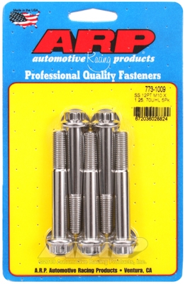 M10 x 1.25 x 70 12pt SS bolts (5pcs)