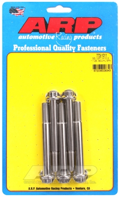 M10 x 1.25 x 90  12pt SS bolts (5pcs)