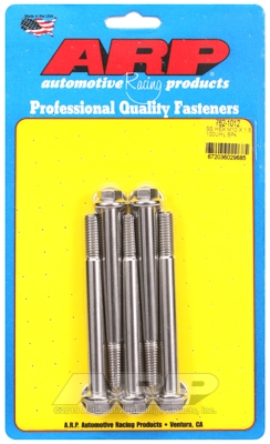 M10 x 1.50 x 100 hex SS bolts (5pcs)