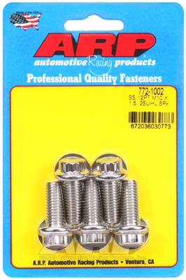 M10 x 1.50 x 25 12pt SS bolts (5pcs)