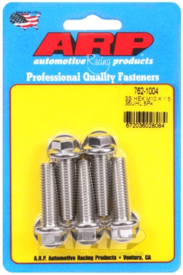M10 x 1.50 x 35 hex SS bolts (5pcs)