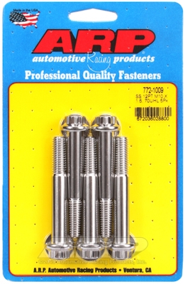 M10 x 1.50 x 70 12pt SS bolts (5pcs)