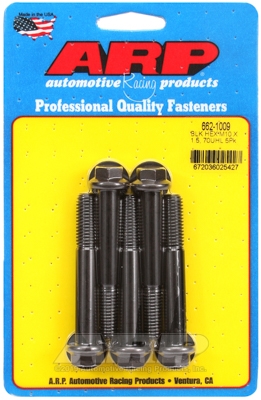 M10 x 1.50 x 70 hex black oxide bolts (5pcs)