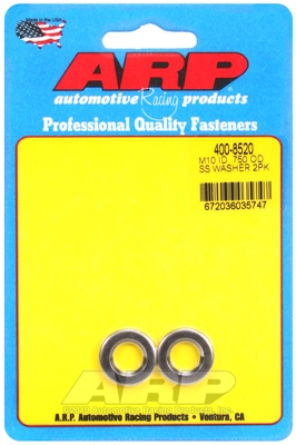 "M10ID .750"OD .120"TH SS chamfer washers (2pcs)