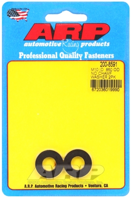 "M10ID  .850"OD .120"TH chamfer washers (2pcs)