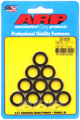 "M12 ID .750"OD .120"TH no chamfer washers  (10pcs)