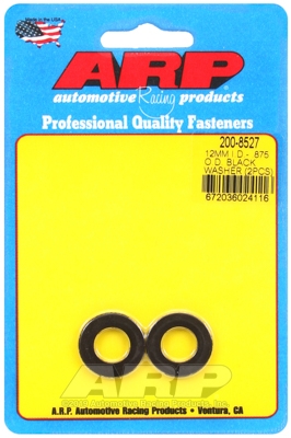 "M12 ID .875" OD .120"TH black washers (2pcs)
