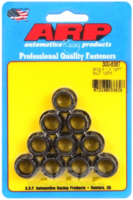 M12 X 1.00 12pt nut kit (10pcs)