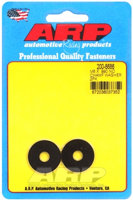 M6 ID .990 OD .065"TH  black washers (2pcs)