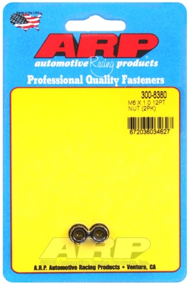 M6 X 1.00 12pt nut kit (2pcs)