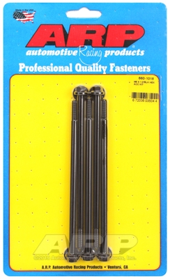 M6 x 1.00 x 135 hex black oxide bolts (5pcs)