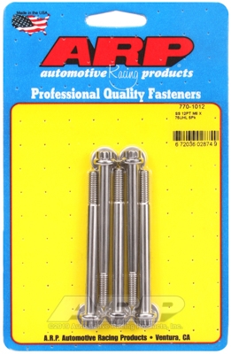 M6 x 1.00 x 75 12pt SS bolts (5pcs)