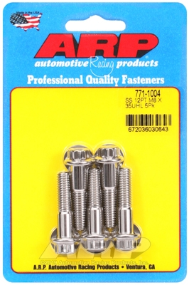 M8 x 1.25 x 35 12pt SS bolts (5pcs)