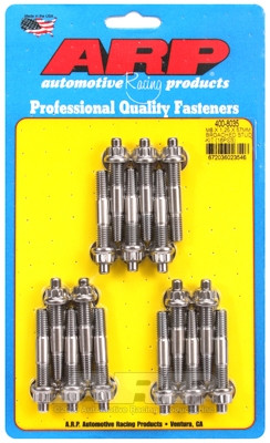 M8 X 1.25 X 57mm broached stud kit - 16pcs