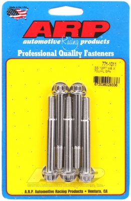 M8 x 1.25 x 70 12pt SS bolts (5pcs)