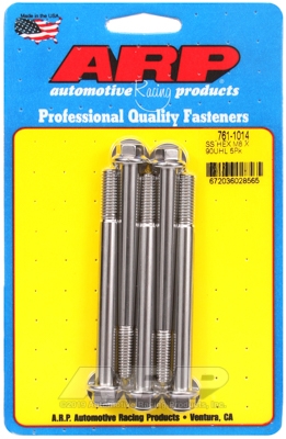 M8 x 1.25 x 90  hex SS bolts (5pcs)