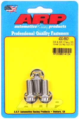 SB & BB Chevy SS lower pulley bolt kit