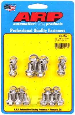 SB Chevy SS hex oil pan bolt kit